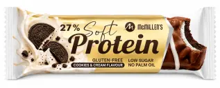 McMillens Soft Protein Bar Cookies & Cream 42,9g Coopers Candy