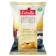 Estrella Västkustchips Smör Havssalt 180g(BF:2025-03-19) Coopers Candy