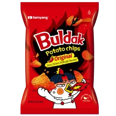 Samyang Buldak Potatischips Original 55g Coopers Candy