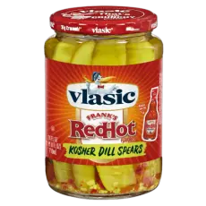 Vlasic Franks RedHot Kosher Dill Spears 710ml Coopers Candy
