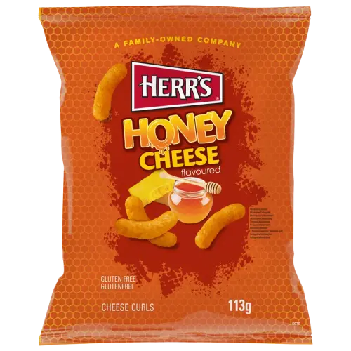 Herrs Honey Cheese Curls 113g Coopers Candy