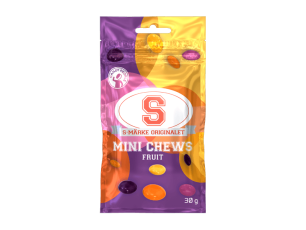 S-Märke Mini Chews Fruit 30g Coopers Candy
