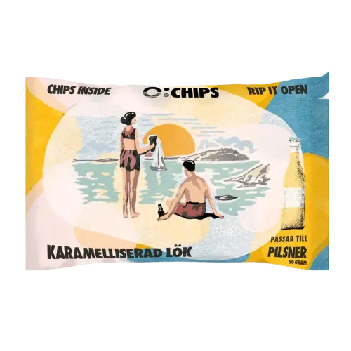 Ö-Chips Pilsner - Karamelliserad Lök 50g Coopers Candy