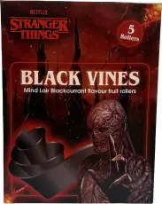 Stranger Things Fruit Rollers Blackcurrant 60g Coopers Candy
