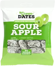 Green Dates Dadlar Sour Apple 90g Coopers Candy