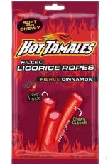 Hot Tamales Filled Ropes Fierce Cinnamon 85g Coopers Candy