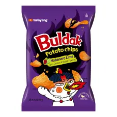Samyang Buldak Potatischips Habanero Chili & Lime 55g Coopers Candy