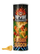 Dr Fire Crisps Flamin Dragon 80g Coopers Candy
