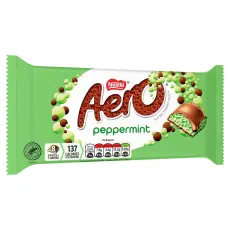 Aero Bubbly Mint Chocolate Bar 90g Coopers Candy