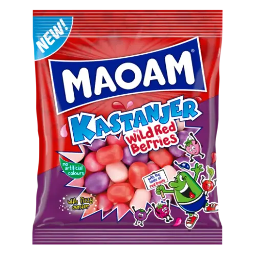 Maoam Kastanjer Wild Red Berries 120g Coopers Candy