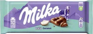 Milka Maitosuklaalevy Bubbly Coconut 97g Coopers Candy