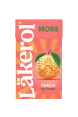 L&auml;kerol More Peach 30g Coopers Candy
