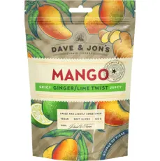 Dave & Jons Kuivattu Mango Spicy Ginger Lime Twist 100g Coopers Candy