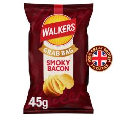 Walkers Chips Smoky Bacon 45g (BF: 2026-08-15) Coopers Candy