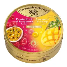 Cavendish & Harvey Passionfruit/Raspb and Pineapple/Mango 130g Coopers Candy