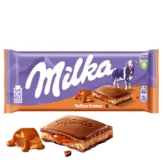 Milka Maitosuklaalevy Toffee Creme 100g Coopers Candy