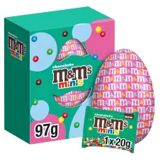 M&Ms Minis Medium Egg 97g Coopers Candy