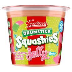 Swizzles Drumstick Squashies Jelly Tub Cherry Apple 125g (BF:2025-01-25) Coopers Candy