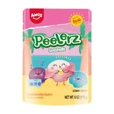 Amos Peelerz Seashells 65g Coopers Candy