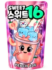 Sweet 16 Peach Ade Zero Sugar 200ml Coopers Candy