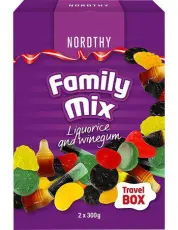 Nordthy Licorice and Winegum Family Mix 600g Coopers Candy