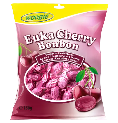 Woogie Eukalyptus-Cherry candies 150g Coopers Candy
