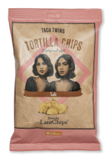 Taco Twins Tortilla Chips Salt 120g(BF:2025-03-22) Coopers Candy