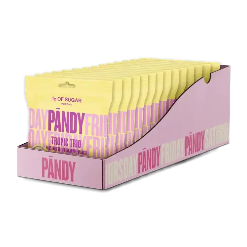 Pändy Candy Tropic Trio 50g x 14st Coopers Candy