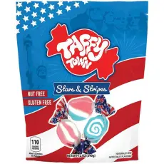 Taffy Town Salt Water Taffy Stars & Stripes 340g Coopers Candy