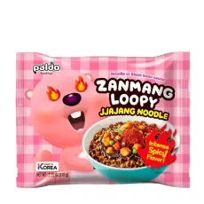 Paldo Jjajang Spicy Zanmang Loopy Noodle 110g Coopers Candy