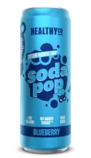 HealthyCo Soda Pop Prebiotic BlueBerry 330ml Coopers Candy