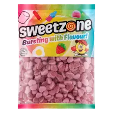 Sweetzone Fizzy Strawberry Hearts 1kg Coopers Candy