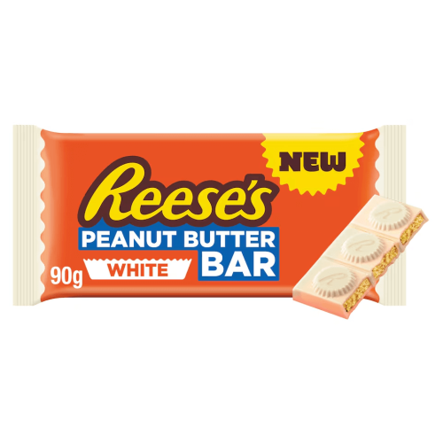 Reeses Peanut Butter Bar White 90g Coopers Candy