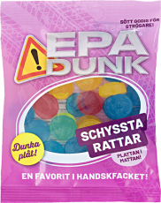 Epa Dunk - Schyssta Rattar 80g Coopers Candy