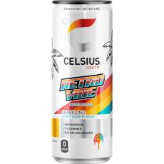 Celsius Retro Vibe Sorbet Slush Flavour 355ml Coopers Candy