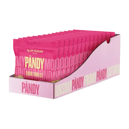 Pändy Candy Sour Skulls 50g x 14st Coopers Candy