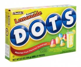 Tootsie Dots Lemonade Box 184g Coopers Candy