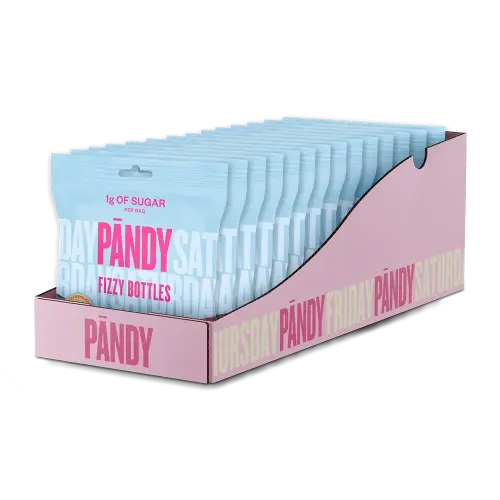 Pändy Candy Fizzy Bottles 50g x 14st Coopers Candy