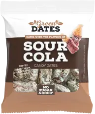 Green Dates Dadlar Sour Cola 90g Coopers Candy