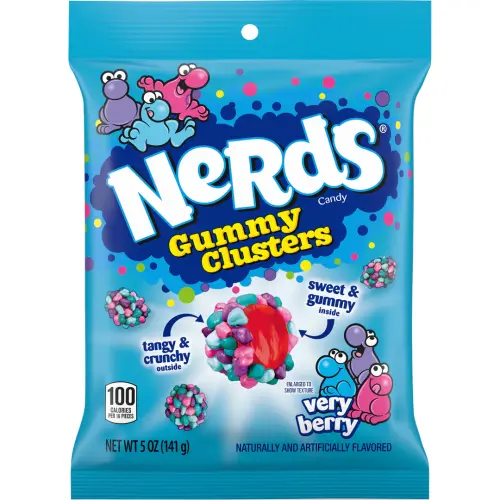 Nerds Gummy Clusters Very Berry 113g Coopers Candy