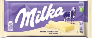 Milka Valkoinen Suklaalevy 90g Coopers Candy