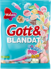 Malaco Gott & Blandat FizzyPop 480g Coopers Candy