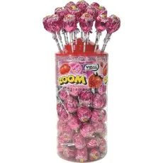Vidal Zoom Klubbor Jordgubb 50st Coopers Candy