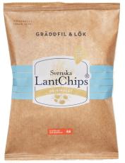 Svenska Lantchips Sipsit Kermaviili & Sipuli 200g Coopers Candy