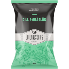 Gotlandschips Dill & Gräslök 180g(BF:2025-03-04) Coopers Candy