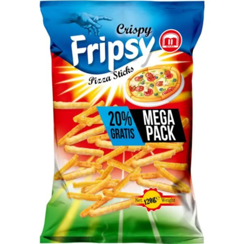 Fripsy Crispy Sticks Pizza 120g Coopers Candy