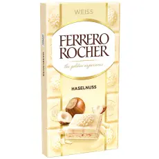 Ferrero Rocher White Chocolate Bar 90g Coopers Candy