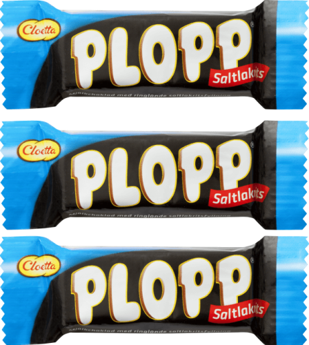 Plopp Saltlakrits 2kg Coopers Candy