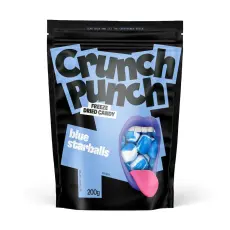 Crunch Punch Freeze-Dried Blue Starballs 100g Coopers Candy