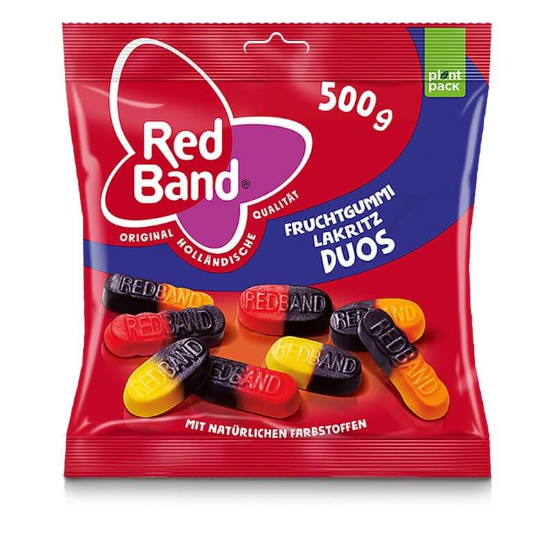 Red Band Fruchtgum Duos 500g